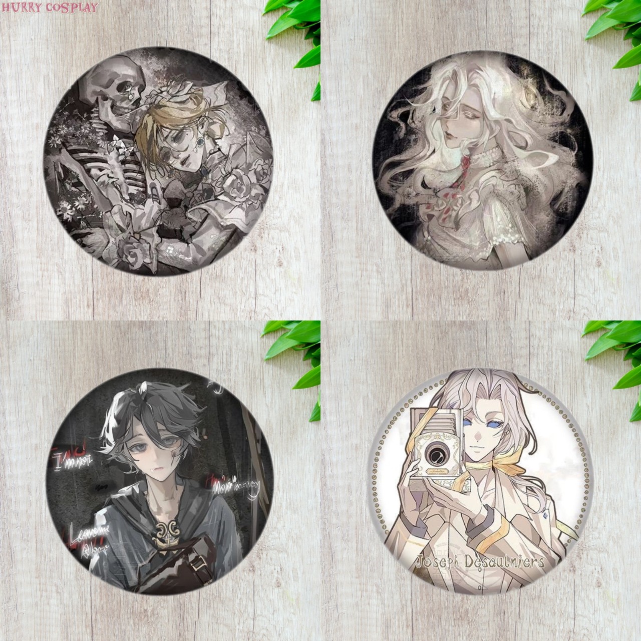 Identity V,Badge,Identity V Dark Series Figure Badges